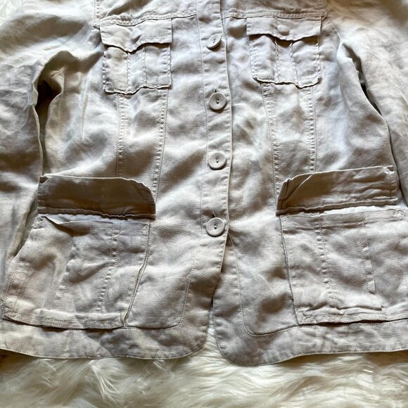 Calvin Klein Women Khaki Jacket/coat size Large - Picture 2 of 13